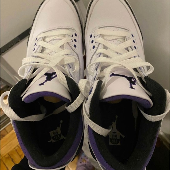 Jordan Retro 3 Iris - Picture 3 of 6